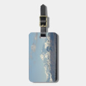 景色のDenali山旅行荷物のラベル ラゲッジタグ (正面縦)