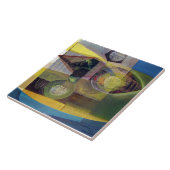 景色ブエノスアイレス22x17.25の抽象芸術 タイル (側面)