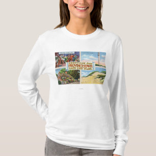 景色場面のからの挨拶 Tシャツ