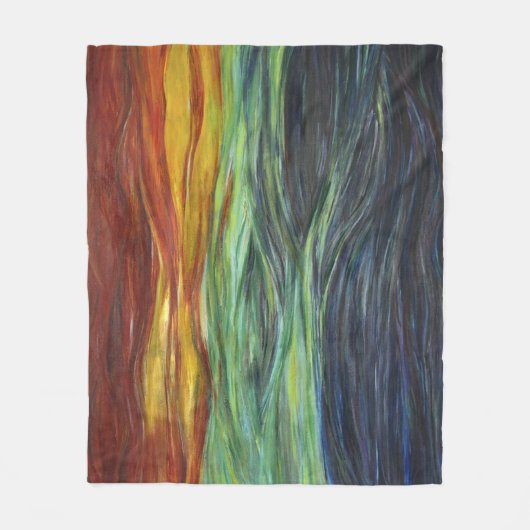 景色毛布 フリースブランケット (正面)