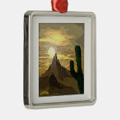 景色砂漠 メタルオーナメント (右)