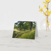 景色空白のなカード カード (黄色い花)