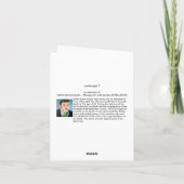 景色1のメッセージカード カード (裏面)