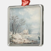 景色: 冬 メタルオーナメント (左)