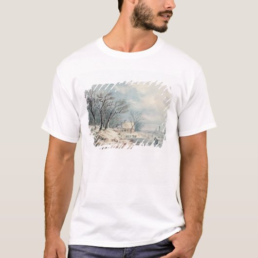 景色: 冬 Tシャツ (正面)