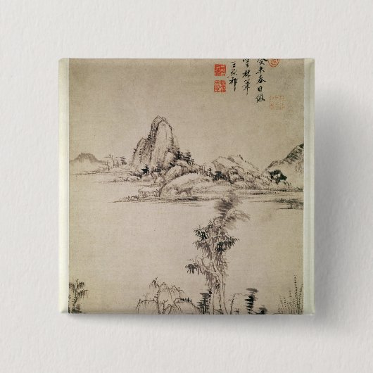 景色 缶バッジ (正面)