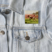 景色、19世紀のポインター 缶バッジ (インサイチュ)