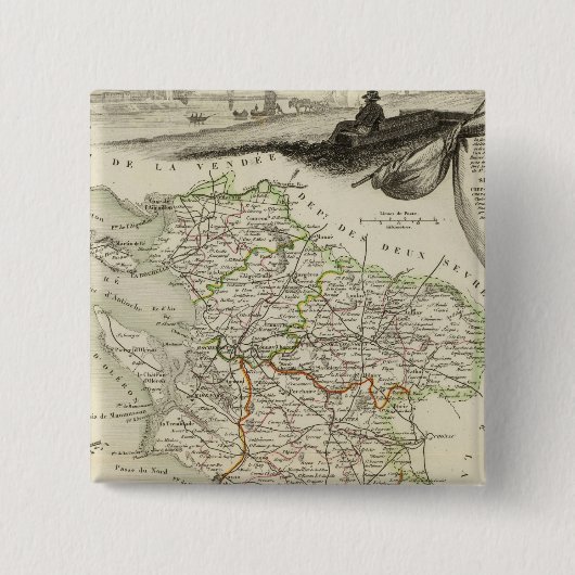 景観と森林 缶バッジ (正面)