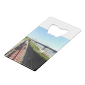 景観列車 クレジットカード栓抜き (正面アングル)