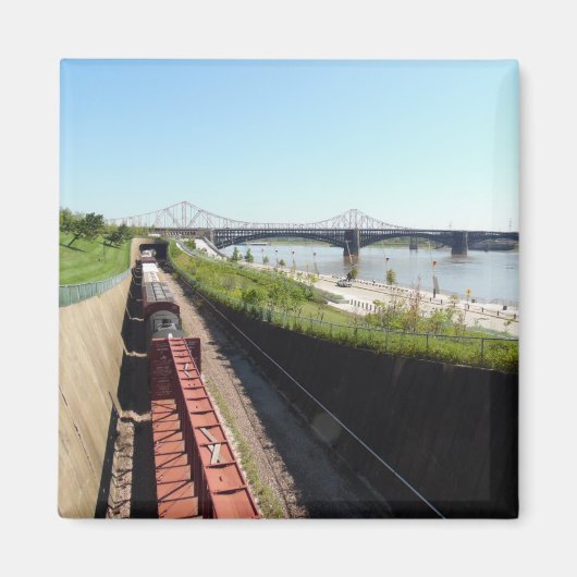 景観列車 マグネット (正面)