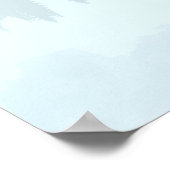 景観反射レイクツリーズグリーンポスター ポスター (角)