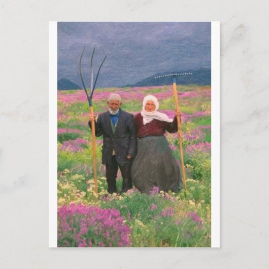景観天国のクルド族 ポストカード (正面)