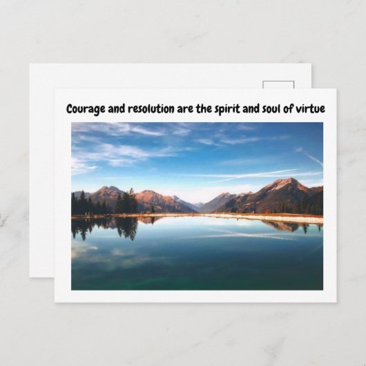 景観志望引用文 ポストカード (正面/裏面)