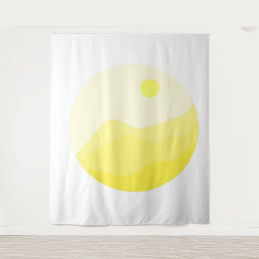 景観抽象芸術芸術 タペストリー (正面)