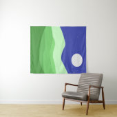 景観抽象芸術芸術 タペストリー (インサイチュ(横))