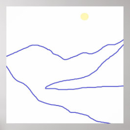 景観抽象芸術芸術 ポスター