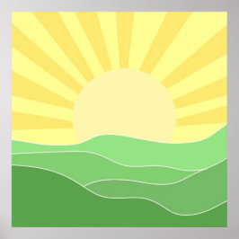 景観抽象芸術芸術 ポスター