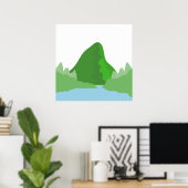 景観抽象芸術芸術 ポスター (ホームオフィス)