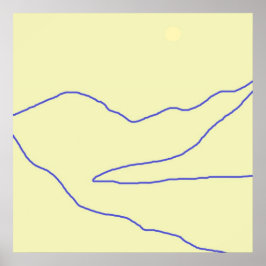 景観抽象芸術芸術 ポスター