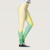 景観抽象芸術芸術 レギンス (右)