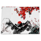 景観日本の抱き枕 ラージペーパーバッグ (正面)