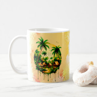 景観水絵を描色 コーヒーマグカップ