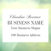 景観窓用デカールステッカー ビジネス ホーム ウィンドウサイン (シート3)