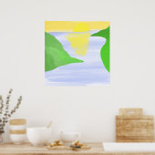 景観絵画の ポスター (キッチン)