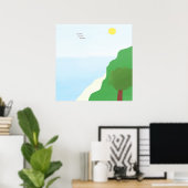 景観絵画芸術 ポスター (ホームオフィス)