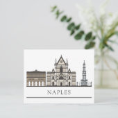 景観街並 |ナポリ，イタリア ポストカード (スタンド正面)
