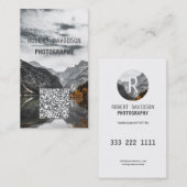 景観野生生物の写真カスタム写真アップロード 名刺 (正面/裏面)