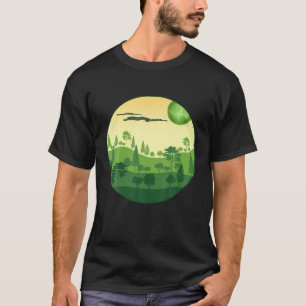 景観野生生物自然樹林 Tシャツ
