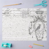 景観鳥スクリプトの切り離し紙 薄葉紙 (クラフト)