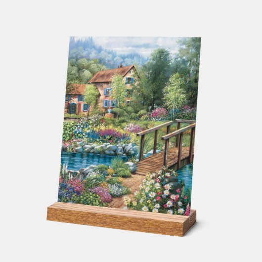 景観 アクリルサイン (傾斜)