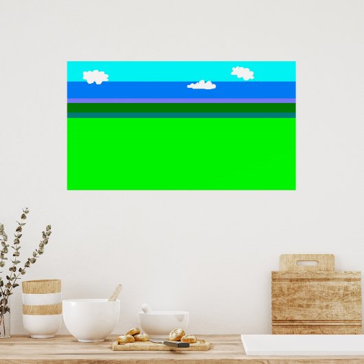 景観 ポスター (キッチン)