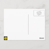 晴れたカリフォルニアからの挨拶！ ポストカード (裏面)