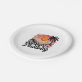 晴れたシ前向きーン ペーパープレート (アングル)