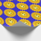 晴れたスマイルと幸せな日 ラッピングペーパー (角)