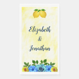 晴れたレモン フローラル ウェディング