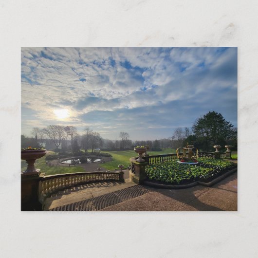 晴れた冬の朝 ポストカード (正面)