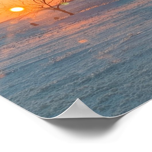 晴れた墓 ポスター (角)