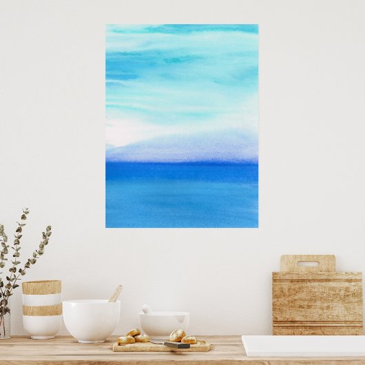 「晴れた天気」 ポスター (キッチン)