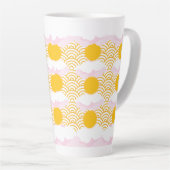 晴れた幸せがあなたの朝とキッチンを明るくする カフェラテマグ (右アングル)