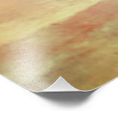 晴れた感動的雲と砂漠の風景 フォトプリント (角)