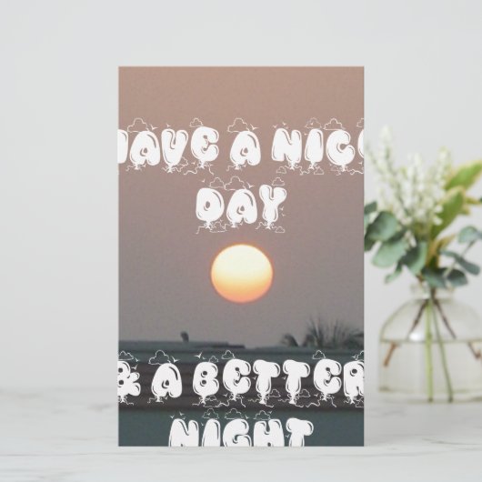 晴れた日と夜の願いのある黄金の夕日 (スタンド正面)