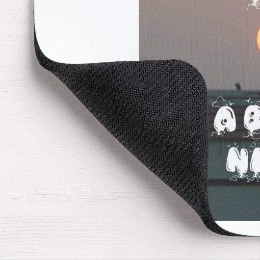 晴れた日と夜の願いのある黄金の夕日 マウスパッド (コーナー)