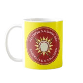 晴れた日と野球とビールがあればそれでいい コーヒーマグカップ