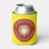 晴れた日と野球とビールがあればそれでいい 缶クーラー (缶正面)