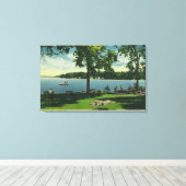 晴れた日にシュトウェル・パーク キャンバスプリント (インサイチュ (ウッドフロア))