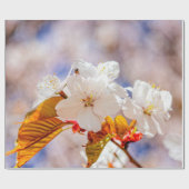 晴れた日に印象的な桜の花 ラッピングペーパー (フラット)